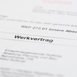 werkvertrag 01